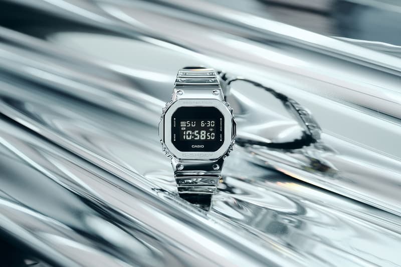 ジーショックが革新的なタフシリコーンバンドを初搭載したファインメタルシリーズをリリース G-SHOCK Fine Metallic Series Tough Silicone Band Shock-Resistant Water-Resistant GM-5600YM-8 GM-5600YMG-9 GM-2100YM-8A GM-2100YMG-9A 　　　　