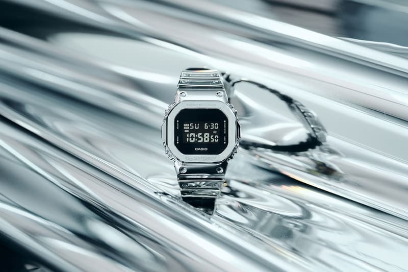ジーショックが革新的なタフシリコーンバンドを初搭載したファインメタルシリーズをリリース G-SHOCK Fine Metallic Series Tough Silicone Band Shock-Resistant Water-Resistant GM-5600YM-8 GM-5600YMG-9 GM-2100YM-8A GM-2100YMG-9A