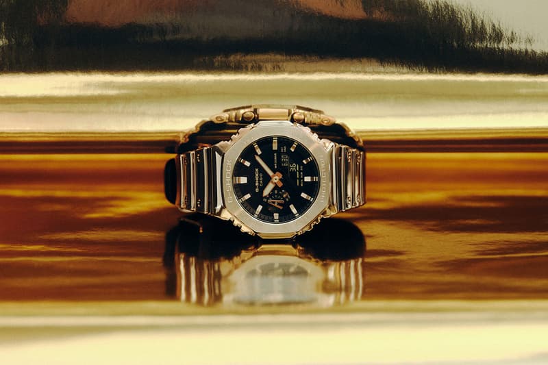 ジーショックが革新的なタフシリコーンバンドを初搭載したファインメタルシリーズをリリース G-SHOCK Fine Metallic Series Tough Silicone Band Shock-Resistant Water-Resistant GM-5600YM-8 GM-5600YMG-9 GM-2100YM-8A GM-2100YMG-9A