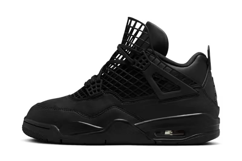 Air Jordan 4 NET からオールブラック仕様の新色 “Triple Black” が登場