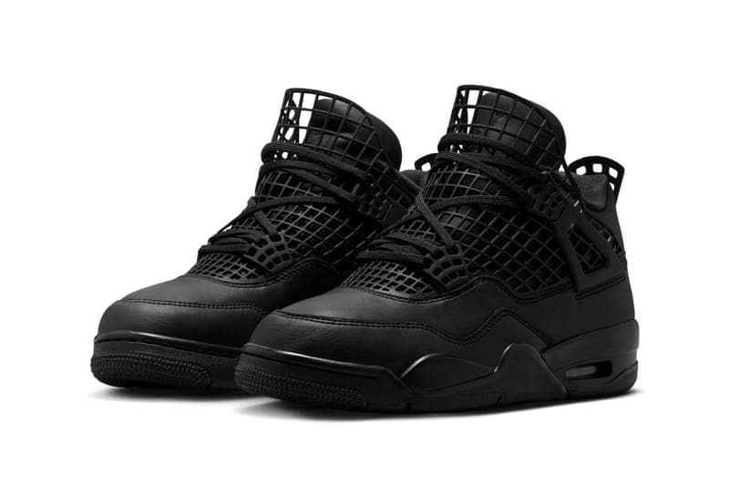 エアジョーダン4ネットからオールブラック仕様の新色 “トリプルブラック”が登場 Air Jordan 4 NET Triple Black FN7251-001 Release Date info store list buying guide photos price