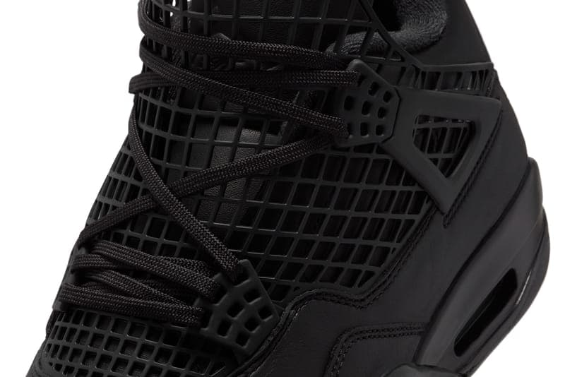 エアジョーダン4ネットからオールブラック仕様の新色 “トリプルブラック”が登場 Air Jordan 4 NET Triple Black FN7251-001 Release Date info store list buying guide photos price