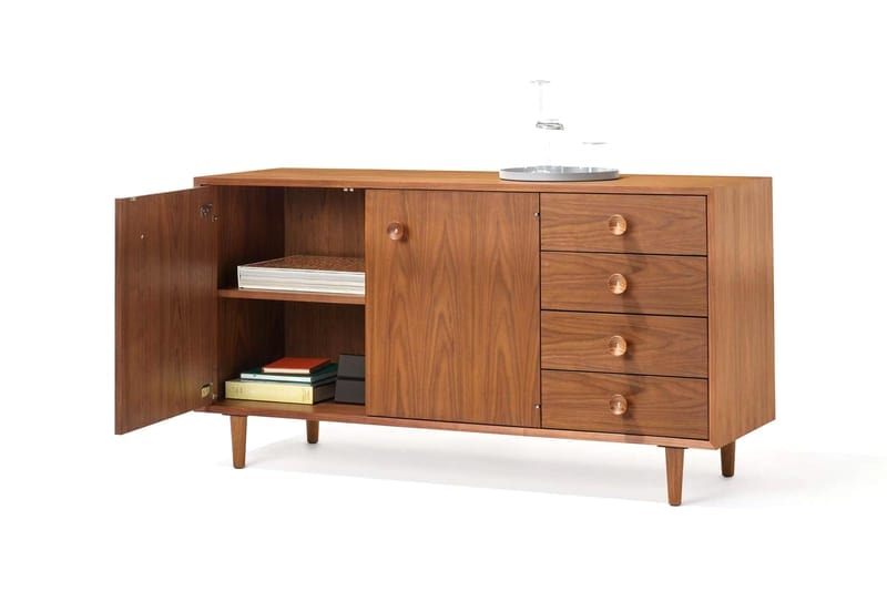 ハーマンミラーがネルソンベーシックキャビネットシリーズの改良版を発売 Herman Miller Nelson Basic Cabinet Series Release Info furniture Basic Bedside Table Basic Cabinet Basic Cabinet with Door Basic Console Basic Credenza Basic Media Unit