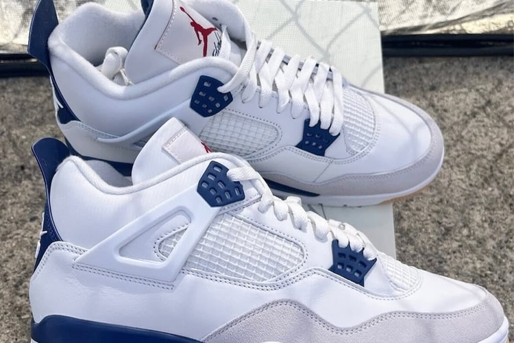 Nike SB x Air Jordan 4 “Navy” のディテールをチェック