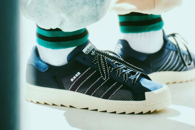 クロットxアディダスオリジナルスより最新コラボモデル スパースターブリーズの新色が発売 CLOT x adidas Superstar Breathe “Night Indigo” IH3644 collaboration release info