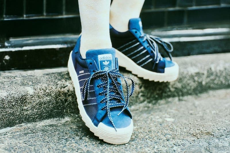クロットxアディダスオリジナルスより最新コラボモデル スパースターブリーズの新色が発売 CLOT x adidas Superstar Breathe “Night Indigo” IH3644 collaboration release info