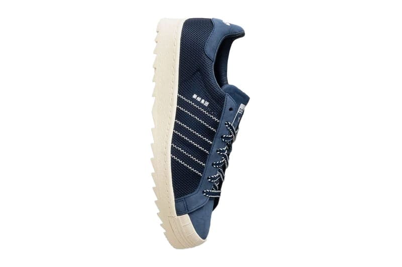 クロットxアディダスオリジナルスより最新コラボモデル スパースターブリーズの新色が発売 CLOT x adidas Superstar Breathe “Night Indigo” IH3644 collaboration release info