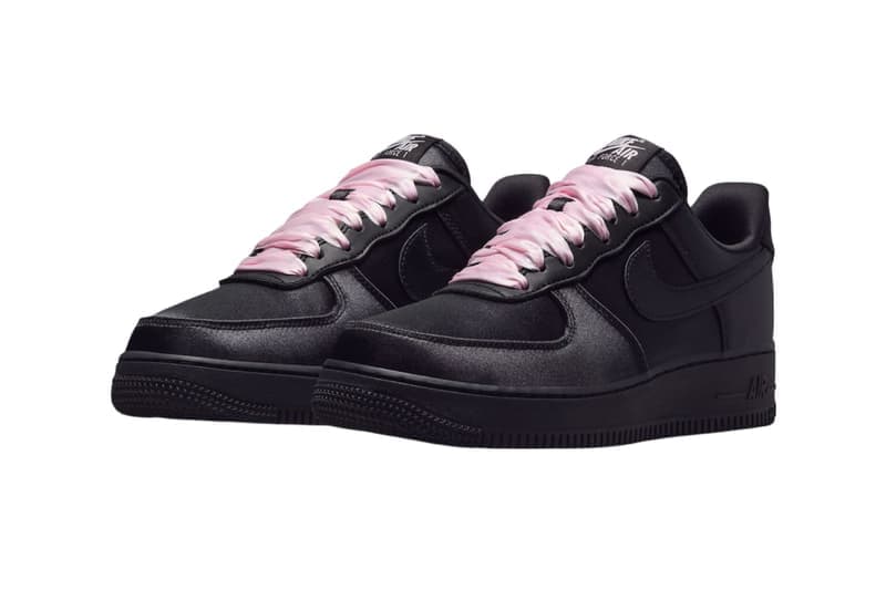 ナイキ エアフォース1 ローから“Black Satin”が登場か nike air force 1 low black satin