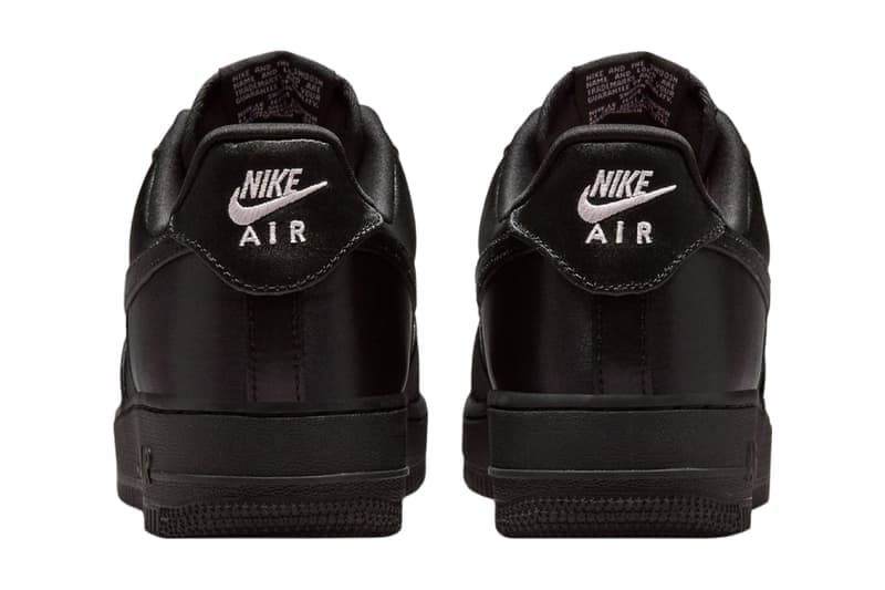 ナイキ エアフォース1 ローから“Black Satin”が登場か nike air force 1 low black satin