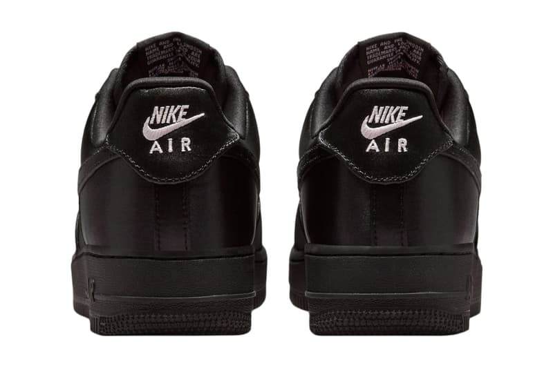 ナイキ エアフォース1 ローから“Black Satin”が登場か nike air force 1 low black satin