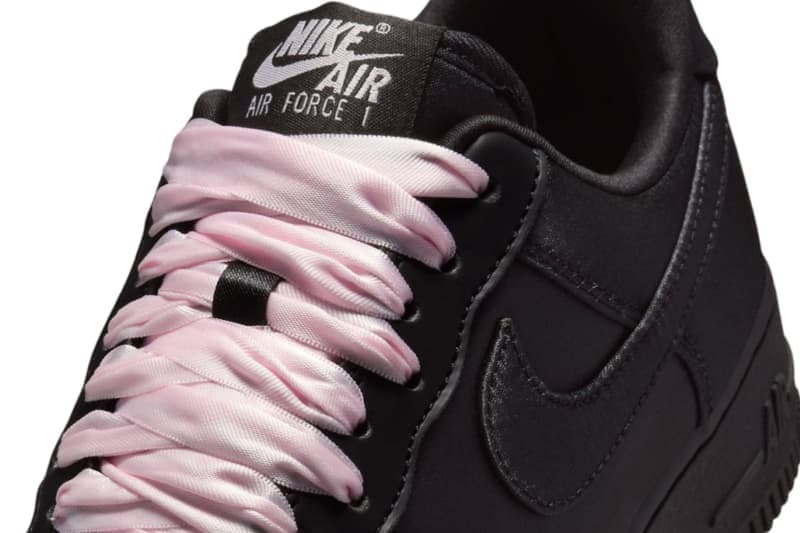 ナイキ エアフォース1 ローから“Black Satin”が登場か nike air force 1 low black satin