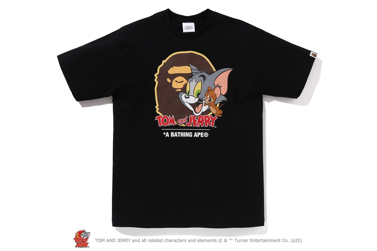 A BATHING APE® が『トムとジェリー』誕生85周年を記念したコラボレートコレクションをリリース A BATHING APE® Tom and Jerry collection release info NICI