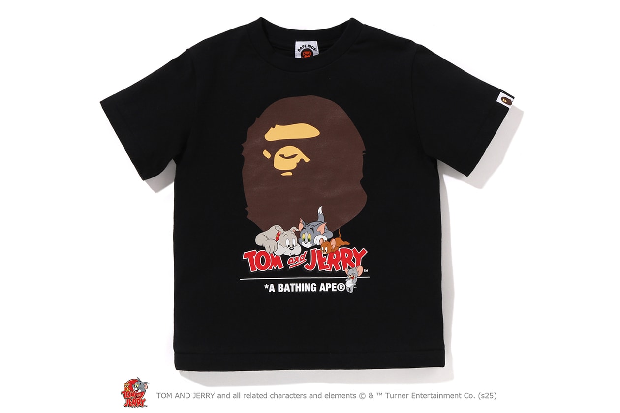 A BATHING APE® が『トムとジェリー』誕生85周年を記念したコラボレートコレクションをリリース A BATHING APE®  Tom and Jerry collection release info NICI