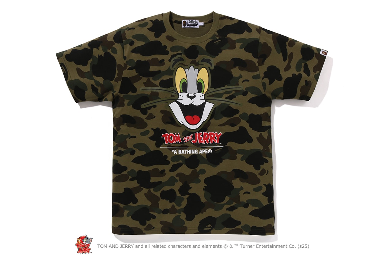A BATHING APE® が『トムとジェリー』誕生85周年を記念したコラボレートコレクションをリリース A BATHING APE® Tom and Jerry collection release info NICI