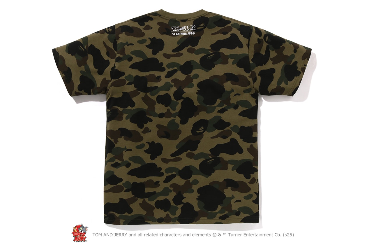 A BATHING APE® が『トムとジェリー』誕生85周年を記念したコラボレートコレクションをリリース A BATHING APE® Tom and Jerry collection release info NICI