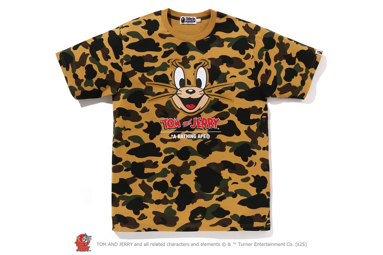 A BATHING APE® が『トムとジェリー』誕生85周年を記念したコラボレートコレクションをリリース A BATHING APE® Tom and Jerry collection release info NICI