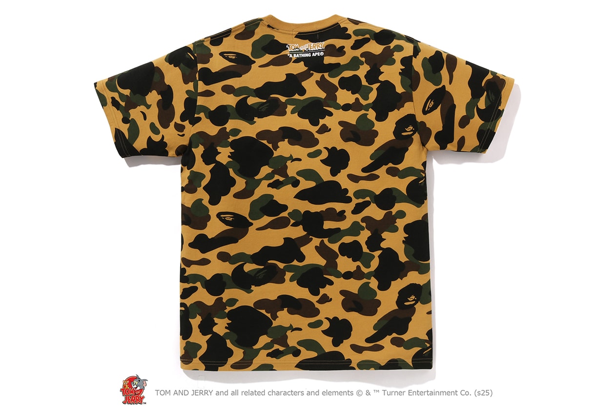 A BATHING APE® が『トムとジェリー』誕生85周年を記念したコラボレートコレクションをリリース A BATHING APE® Tom and Jerry collection release info NICI