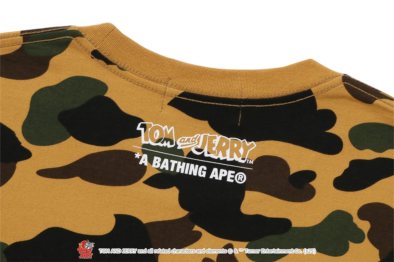 A BATHING APE® が『トムとジェリー』誕生85周年を記念したコラボレートコレクションをリリース A BATHING APE®  Tom and Jerry collection release info NICI