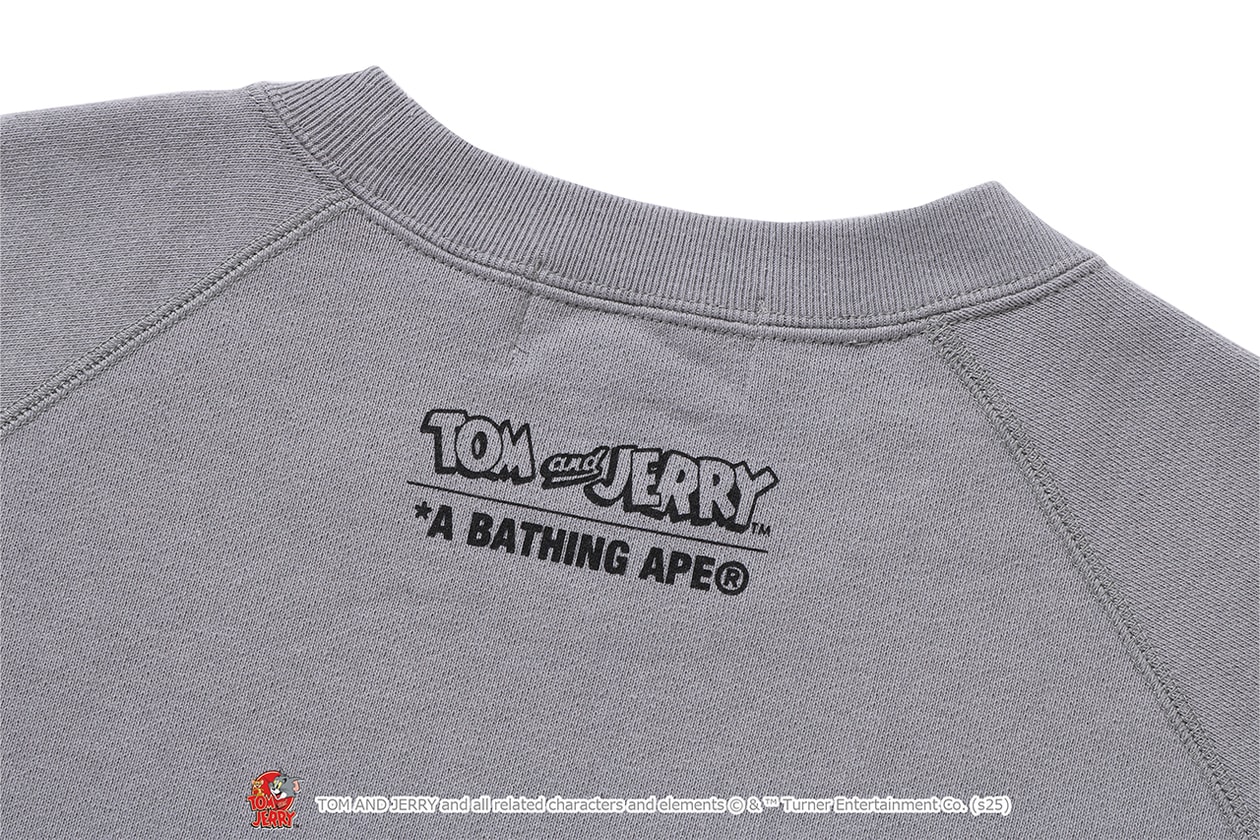 A BATHING APE® が『トムとジェリー』誕生85周年を記念したコラボレートコレクションをリリース A BATHING APE® Tom and Jerry collection release info NICI
