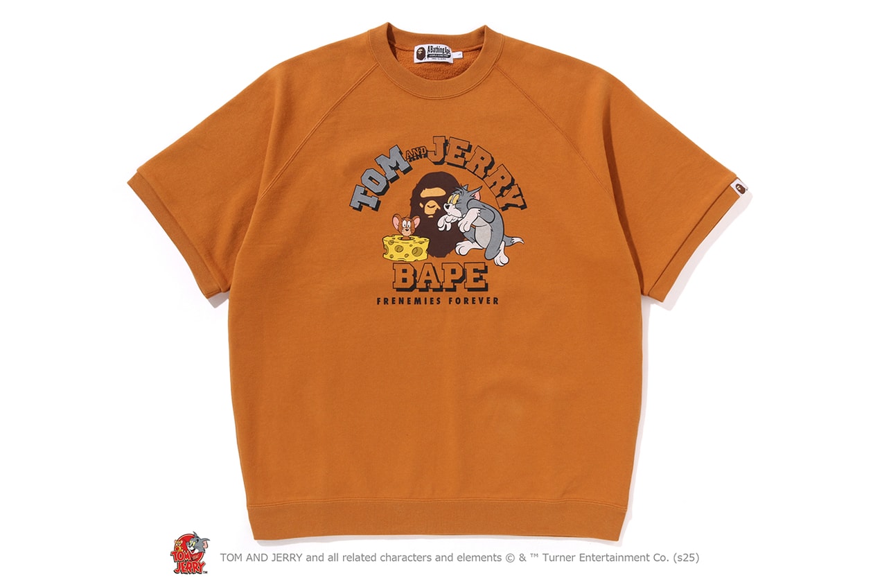 A BATHING APE® が『トムとジェリー』誕生85周年を記念したコラボレートコレクションをリリース A BATHING APE®  Tom and Jerry collection release info NICI