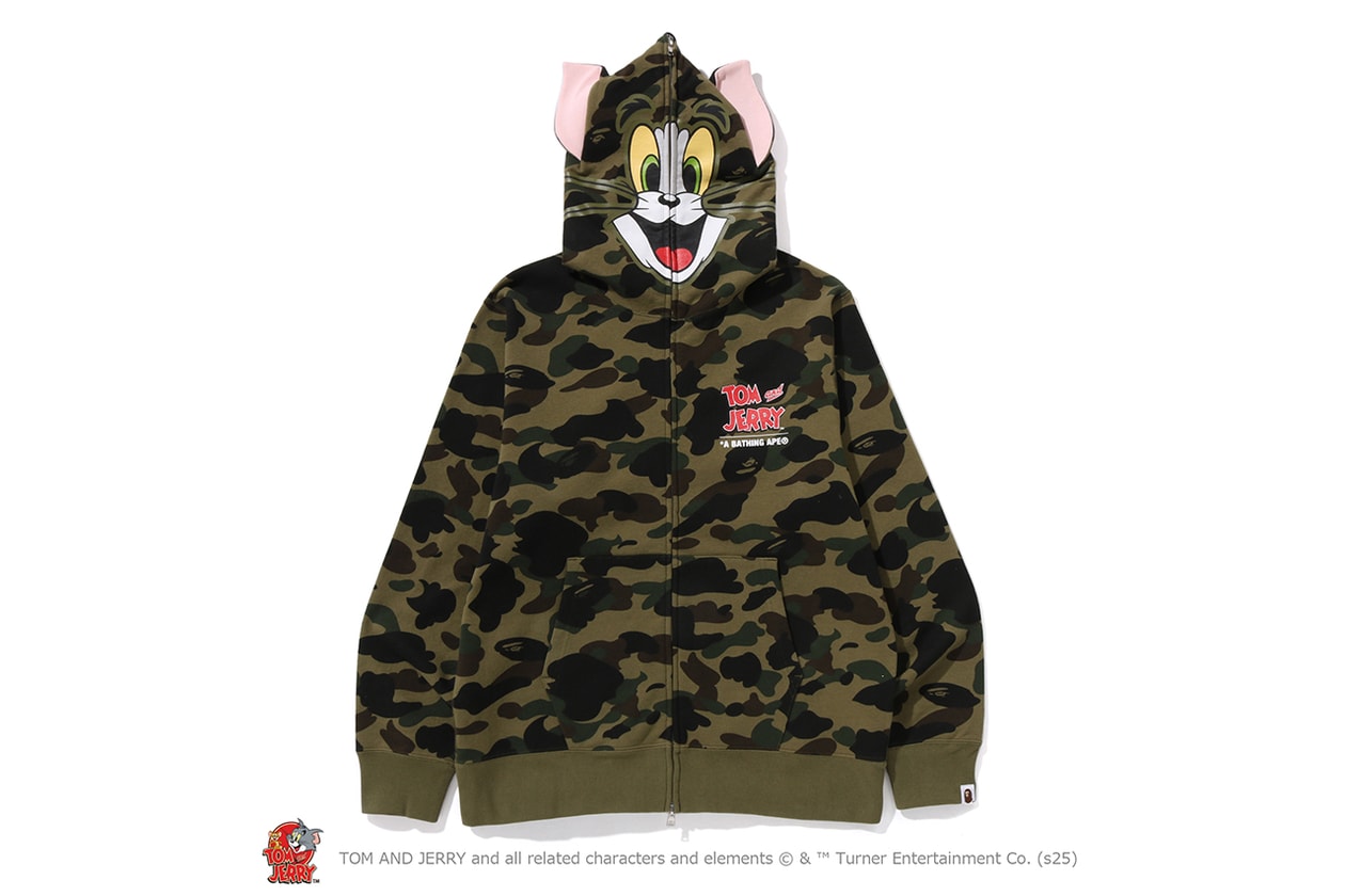 A BATHING APE® が『トムとジェリー』誕生85周年を記念したコラボレートコレクションをリリース A BATHING APE® Tom and Jerry collection release info NICI