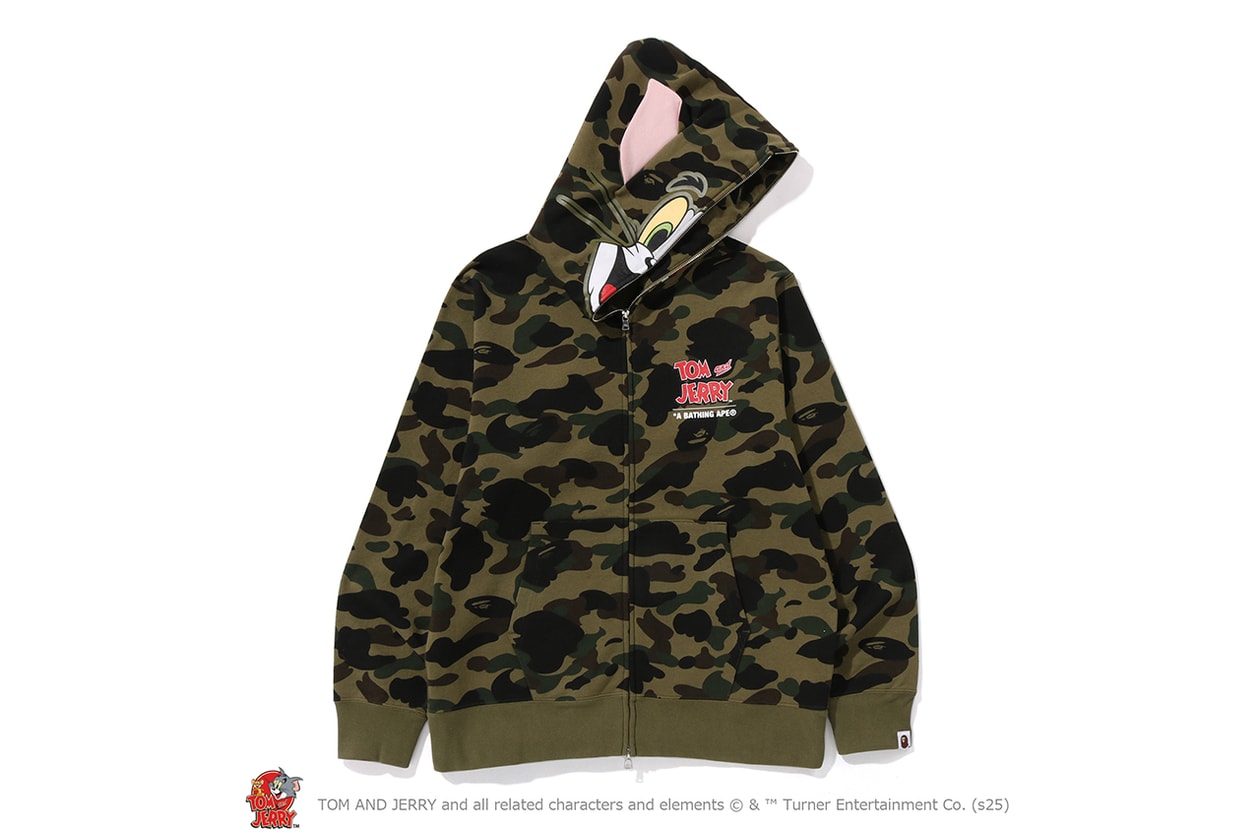 A BATHING APE® が『トムとジェリー』誕生85周年を記念したコラボレートコレクションをリリース A BATHING APE® Tom and Jerry collection release info NICI