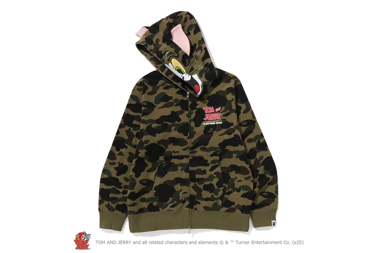 A BATHING APE® が『トムとジェリー』誕生85周年を記念したコラボレートコレクションをリリース A BATHING APE® Tom and Jerry collection release info NICI