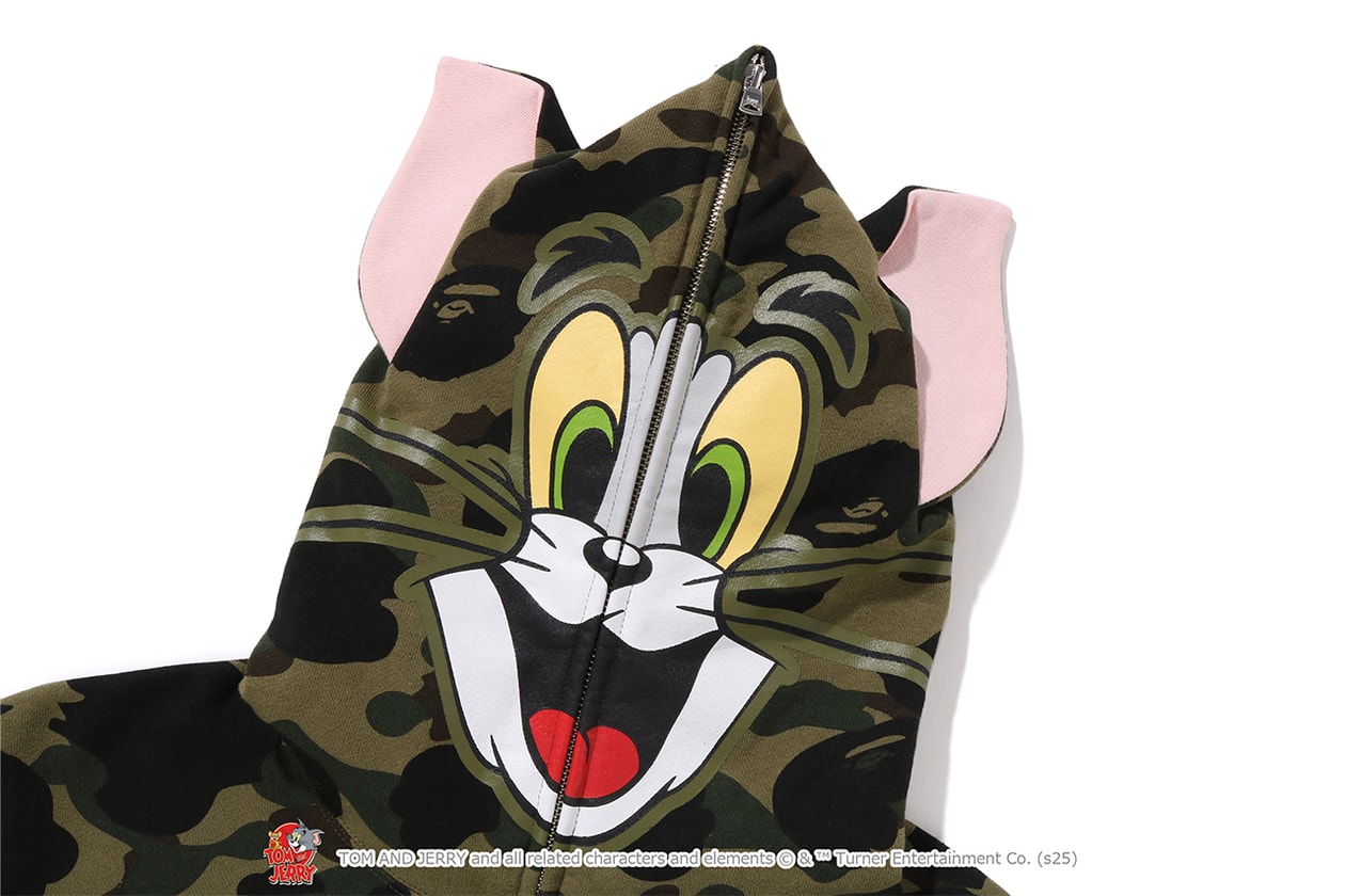 A BATHING APE® が『トムとジェリー』誕生85周年を記念したコラボレートコレクションをリリース A BATHING APE® Tom and Jerry collection release info NICI