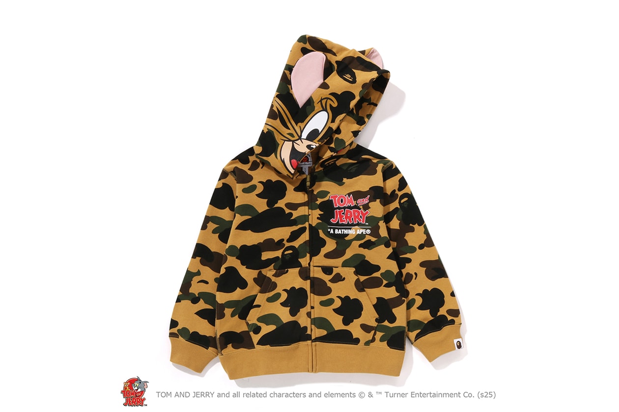 A BATHING APE® が『トムとジェリー』誕生85周年を記念したコラボレートコレクションをリリース A BATHING APE® Tom and Jerry collection release info NICI