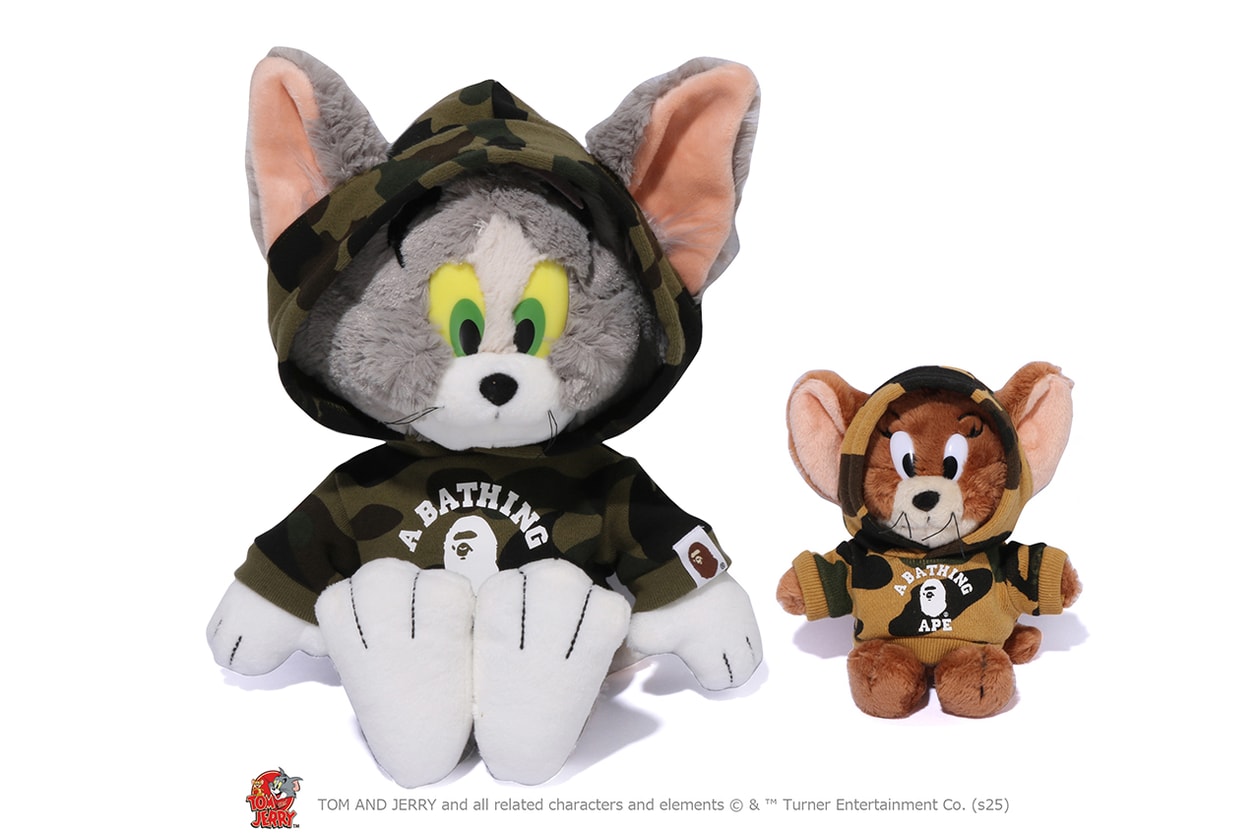A BATHING APE® が『トムとジェリー』誕生85周年を記念したコラボレートコレクションをリリース A BATHING APE® Tom and Jerry collection release info NICI