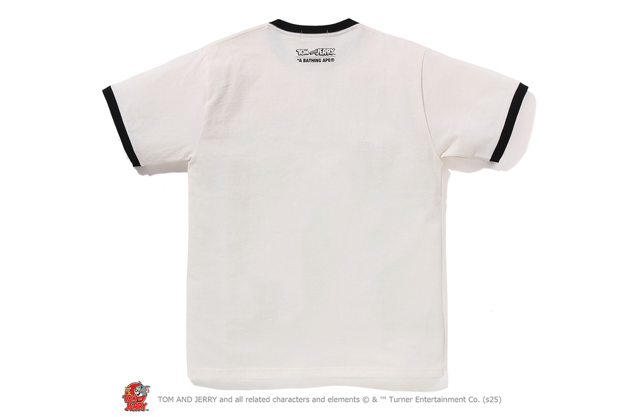A BATHING APE® が『トムとジェリー』誕生85周年を記念したコラボレートコレクションをリリース A BATHING APE® Tom and Jerry collection release info NICI