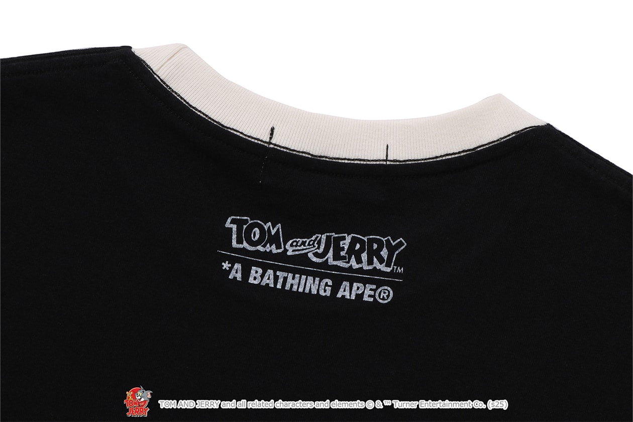 A BATHING APE® が『トムとジェリー』誕生85周年を記念したコラボレートコレクションをリリース A BATHING APE® Tom and Jerry collection release info NICI