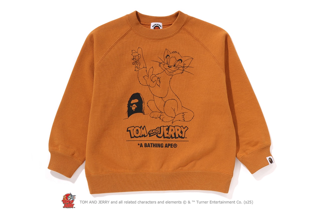 A BATHING APE® が『トムとジェリー』誕生85周年を記念したコラボレートコレクションをリリース A BATHING APE® Tom and Jerry collection release info NICI