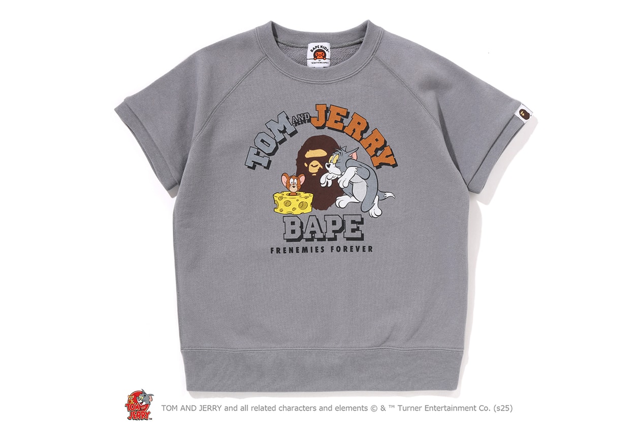 A BATHING APE® が『トムとジェリー』誕生85周年を記念したコラボレートコレクションをリリース A BATHING APE®  Tom and Jerry collection release info NICI