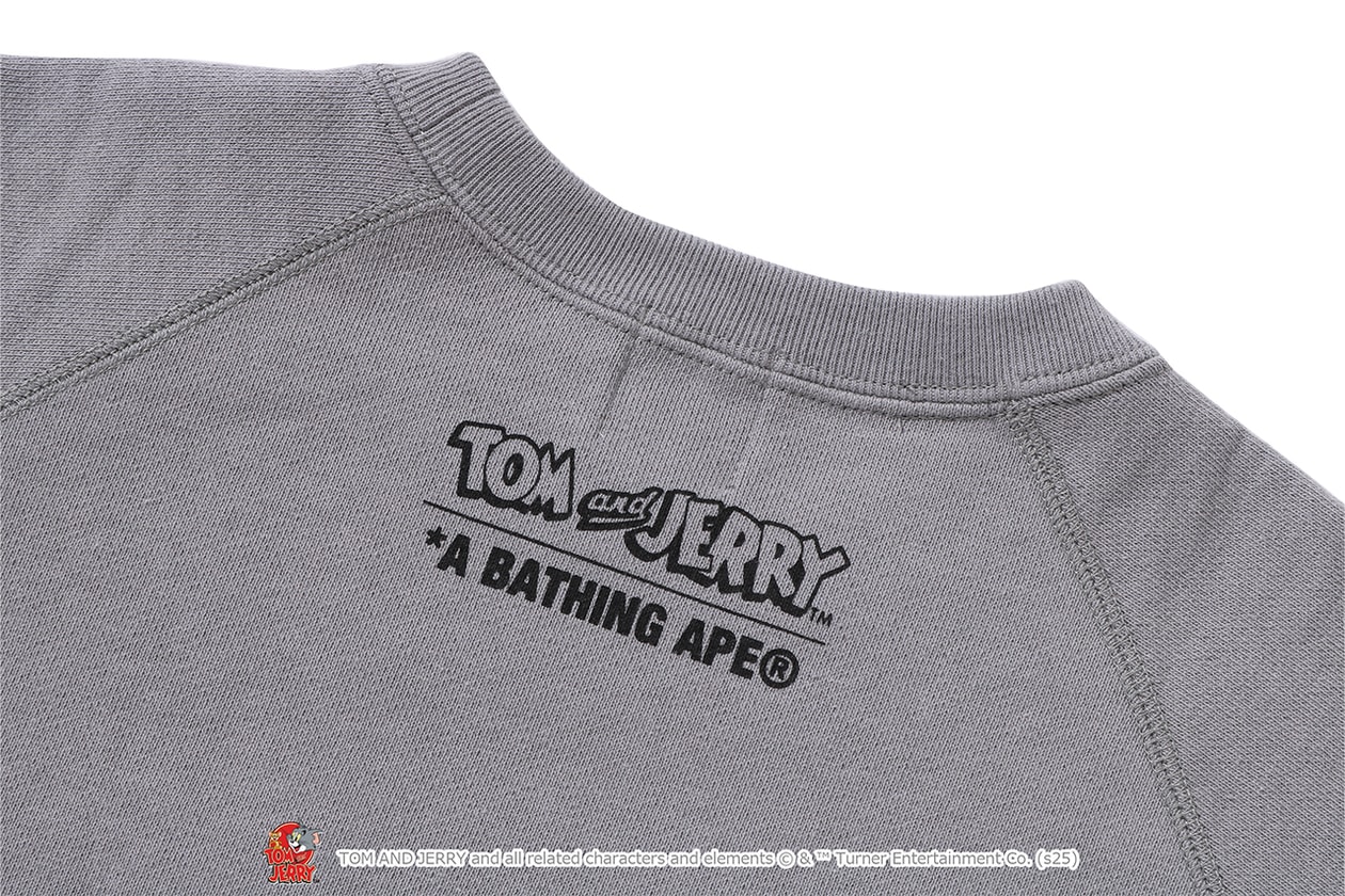 A BATHING APE® が『トムとジェリー』誕生85周年を記念したコラボレートコレクションをリリース A BATHING APE® Tom and Jerry collection release info NICI