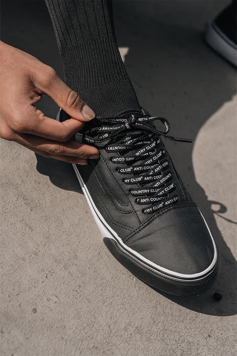 ヴァンズがアンタイカントリークラブトーキョーと初のコラボレーション vans anti country club tokyo collaboration release info