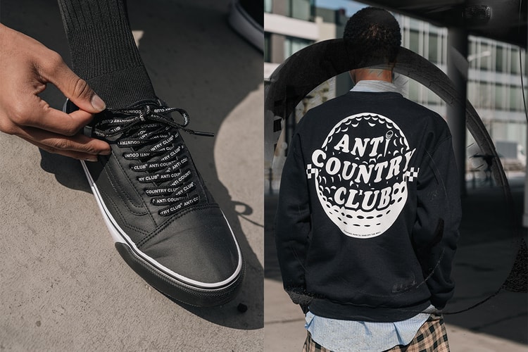 Vans がゴルフカルチャーを主軸に置くブランド ANTi COUNTRY CLUB TOKYO とコラボレーション