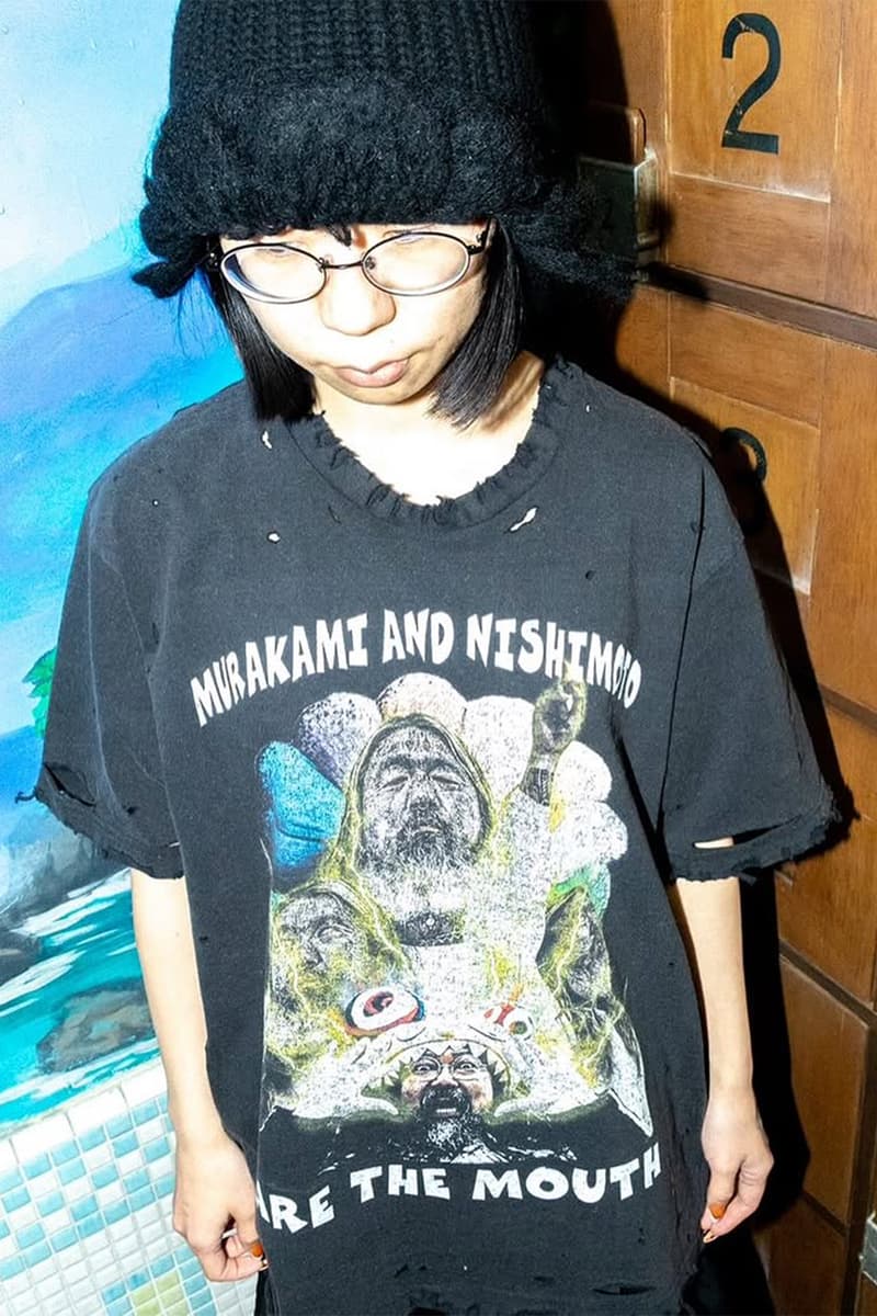 村上隆がニシモト イズ ザ マウスとの初コラボレーションTシャツを発表 Takashi Murakami x NISHIMOTO IS THE MOUTH Collaboration T-shirts release info