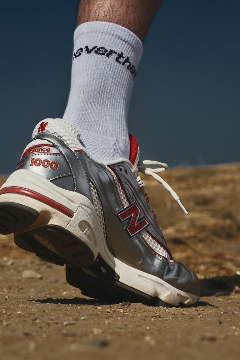 ディスイズネバーザットがニューバランスとの最新コラボモデルを発売thisisneverthat Unveils New Balance 1000 Collaboration thisisneverthat M1000TI retro futuristic dad shoes nb sneaker y2k 90s chunky shoes