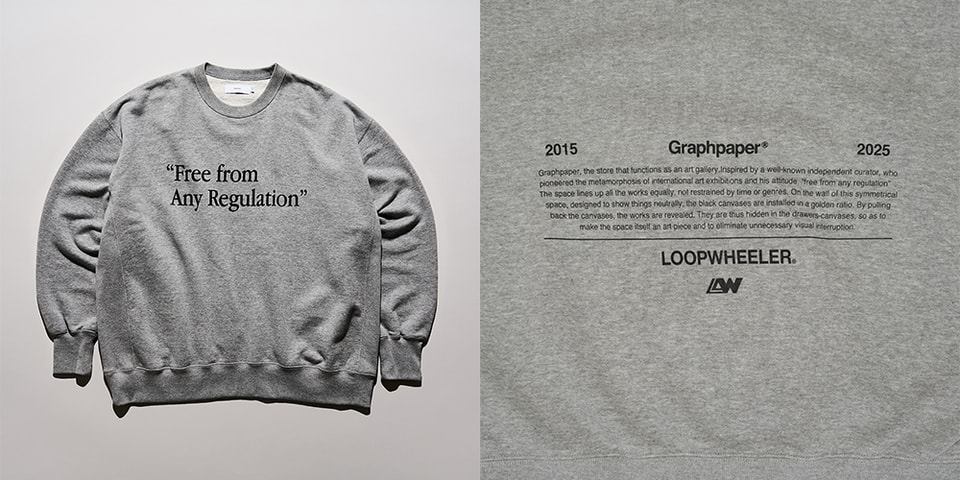 グラフペーパー 青山の10周年を記念したスウェットを発売 | Hypebeast.JP