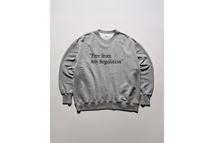 Graphpaper AOYAMA の10周年を記念して LOOPWHEELER とのコラボスウェットを発売