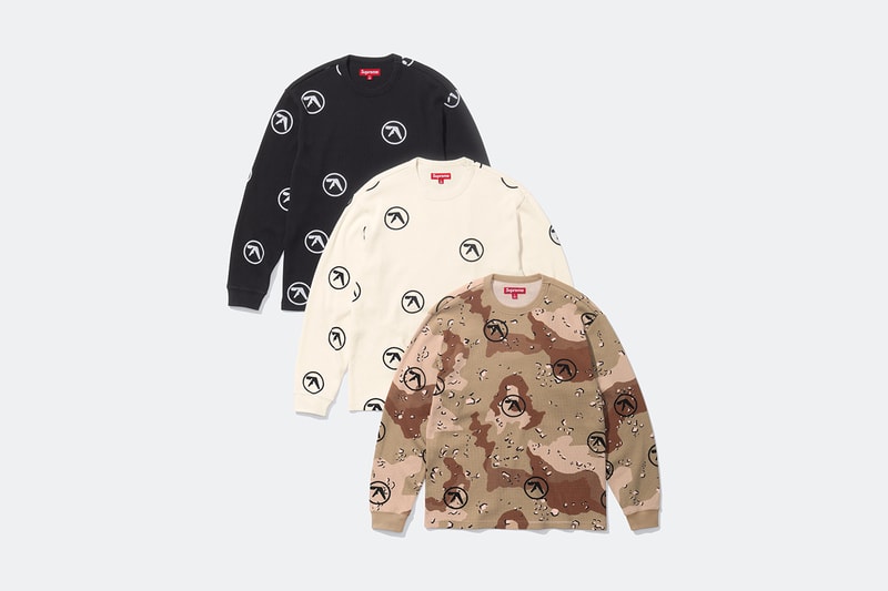 シュプリーム x エイフェックス・ツイン 全ラインアップが公開 Supreme x Aphex Twin spring 2025 release info
