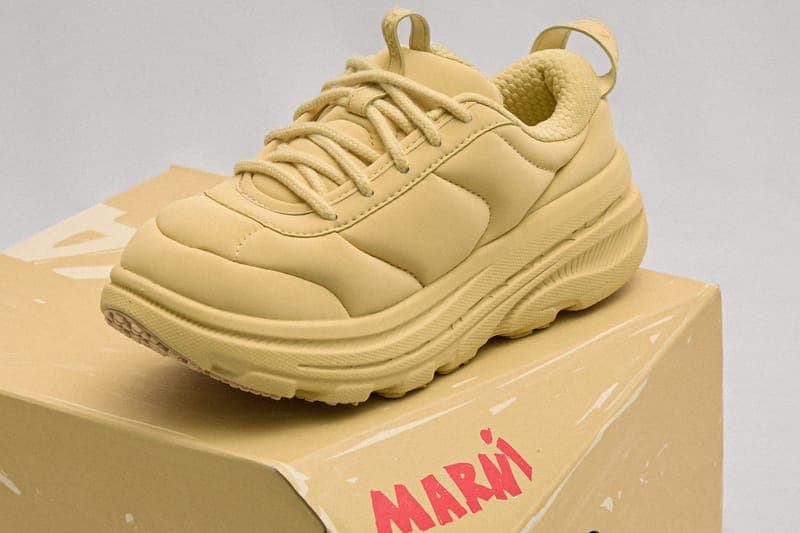 ホカとマルニの初コラボモデルとしてボンダイB3LSがスタンバイ Marni HOKA Bondi B3LS SS25 Release Date info store list buying guide photos price