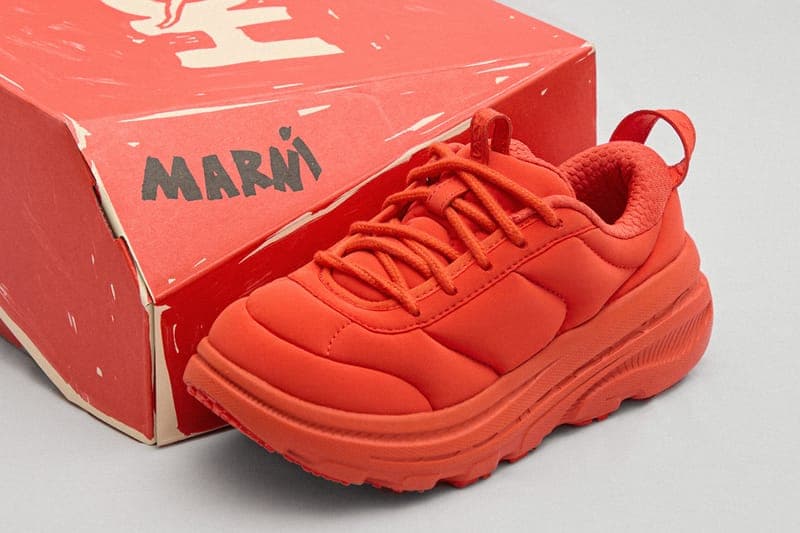 ホカとマルニの初コラボモデルとしてボンダイB3LSがスタンバイ Marni HOKA Bondi B3LS SS25 Release Date info store list buying guide photos price