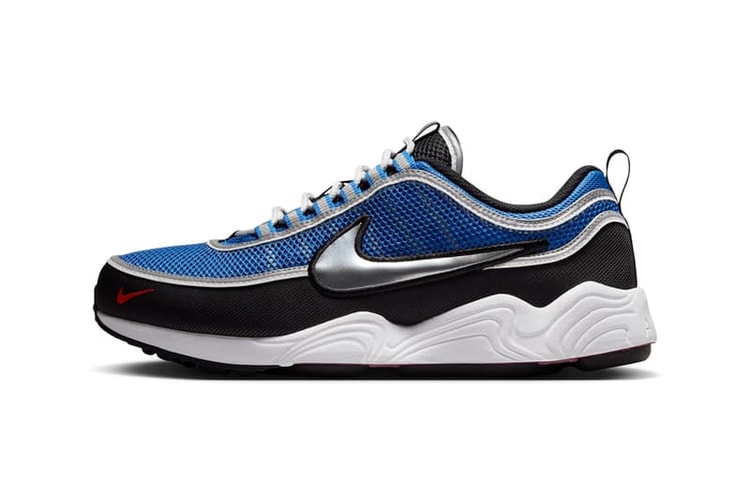 Nike の名作 Air Zoom Spiridon からオリジナルカラー"Signal Blue"が再登場