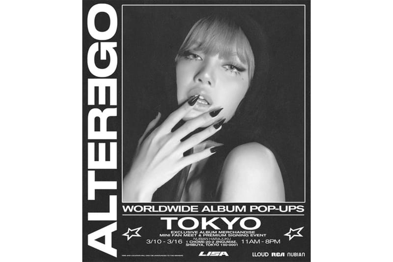 リサのソロデビューアルバムの発売を記念したポップアップが『NUBIAN HARAJUKU』にて開催