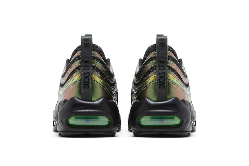 ディビジョン ストリートから ナイキエアマックス 95と97を融合した エアマックス95/97 が登場 Ducks of a Feather Nike Air Max 95/97 Release Date info store list buying guide photos price University of Oregon division street lightning thunder storm