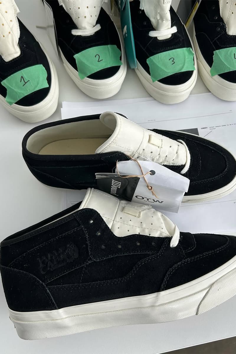 ジョウンドがヴァンズとの最新コラボ ハーフ キャブを公開 JJJJound x Vans HALF CAB spring summer 2025 news