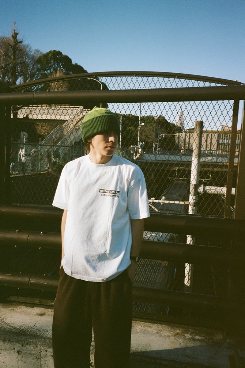 Tシャツブランド MINE がモータルトーキョーとコラボレーション t shirts mine mortar tokyo collaboration release info