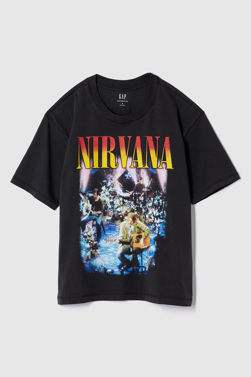 ギャップよりレジェンドアーティストとの新たなコラボTシャツが発売 gap the rolling stones nirvana the notorious big snoop dogg de la soul ramones collb t shirt release info